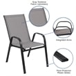Afuera Living 7 Pc Patio Dining Set - 55