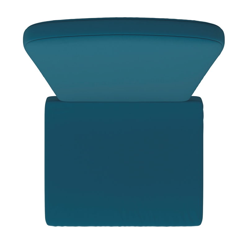 Afuera Living Set of 2 All-Weather High Back Adirondack Chair Cushions in Teal