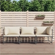Afuera Living Contemporary Garden Lounge Set in Beige