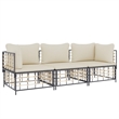 Afuera Living Contemporary Garden Lounge Set in Beige