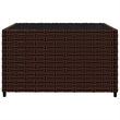 Afuera Living PE Rattan Patio Lounge Set in Brown With Green Cushions