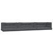 Afuera Living Solid Acacia Wood & Polyester Large Pallet Sofa Set in Anthracite