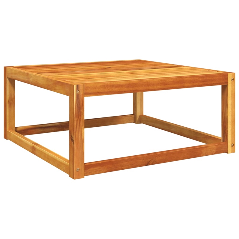 Afuera Living Solid Acacia Wood Compact Garden Table With Acacia Finish