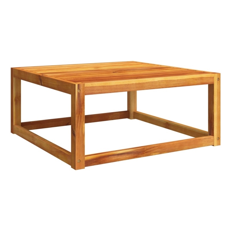 Afuera Living Solid Acacia Wood Compact Garden Table With Acacia Finish