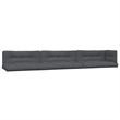 Afuera Living Solid Acacia Wood Large Modular Pallet Sofa Set in Anthracite