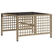 Afuera Living Garden Sofa Set in Beige & Cream With White Frame