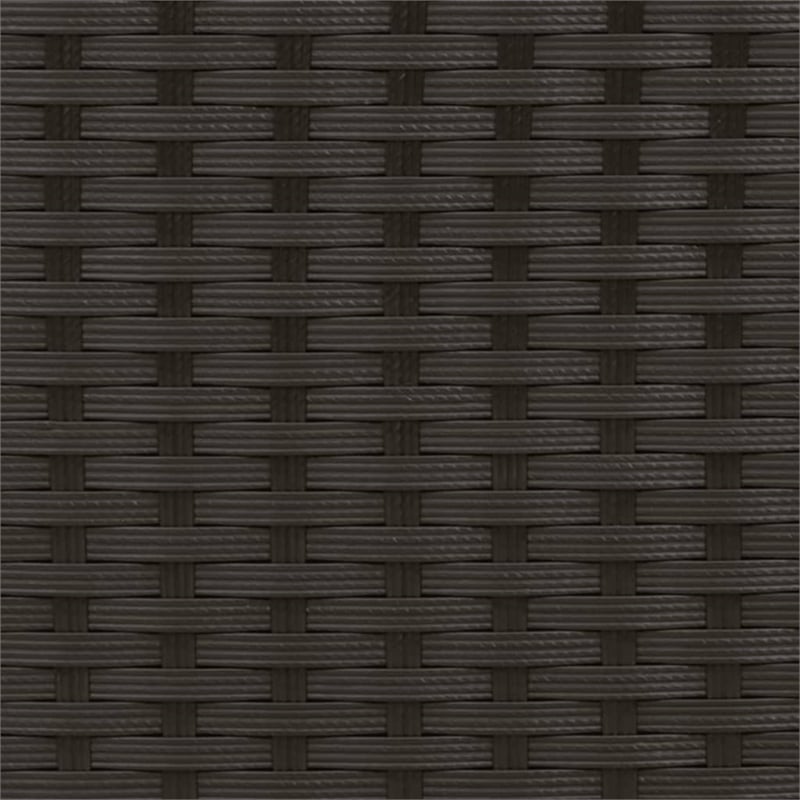 Afuera Living PE Rattan And Powder-Coated Steel Garden Sofa in Black