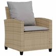 Afuera Living Contemporary Garden Sofa Set in Beige And Light Gray