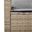 Afuera Living Contemporary Garden Sofa Set in Beige And Light Gray