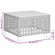 Afuera Living Contemporary Solid Acacia Wood Sofa Set in Beige
