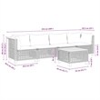 Afuera Living Contemporary Solid Acacia Wood Sofa Set in Beige