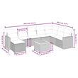 Afuera Living Contemporary Solid Acacia Wood Sofa Set in Beige