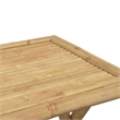 Afuera Living Contemporary 3 Piece Bamboo Bistro Set in Natural