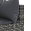 Afuera Living Contemporary 10 Piece Steel Large Patio Sofa Set in Gray