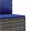 Afuera Living Contemporary 7 Piece Steel Small Lounge Set in Gray