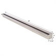 Afuera Living 59 Silver Steel Pool Fountain Spillway Descent Waterfall for Pool