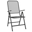 Afuera Living Contemporary Garden Dining Set in Anthracite/Gray
