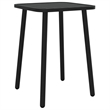 Afuera Living Contemporary Garden Dining Set in Anthracite/Gray