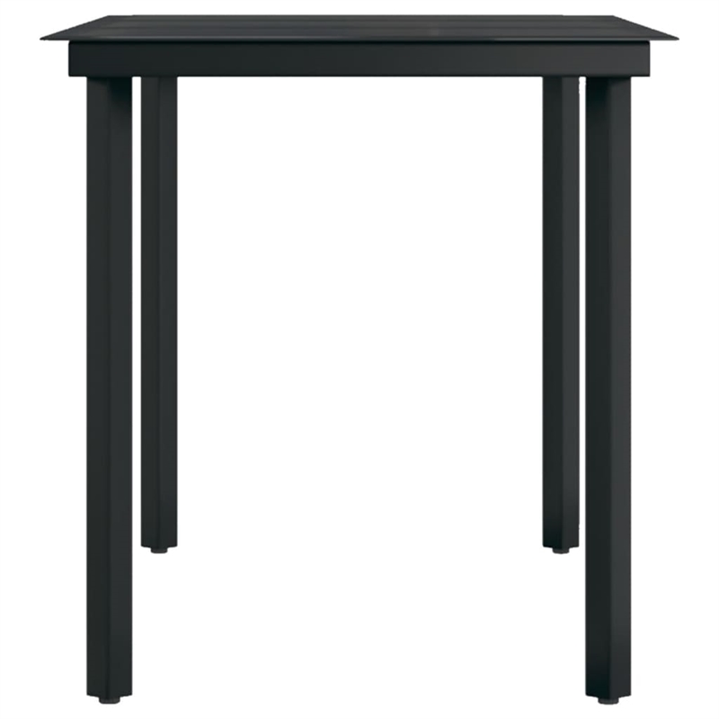 Afuera Living Contemporary Garden Dining Set in Beige and Black
