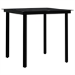 Afuera Living Contemporary Garden Dining Set in Brown and Black