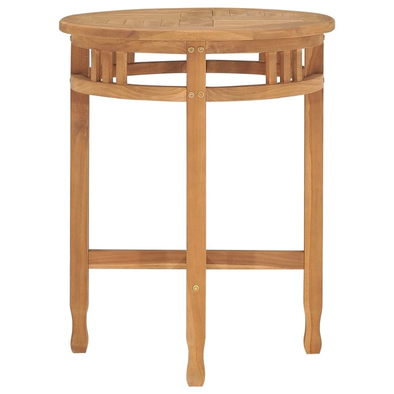 Afuera Living Solid Teak Wood Durable Garden Dining Set in Natural Teak