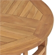 Afuera Living Solid Teak Wood Durable Garden Dining Set in Natural Teak