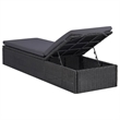 Afuera Living Dining Set in Black PE Rattan/Acacia Wood/Powder-Coated Steel