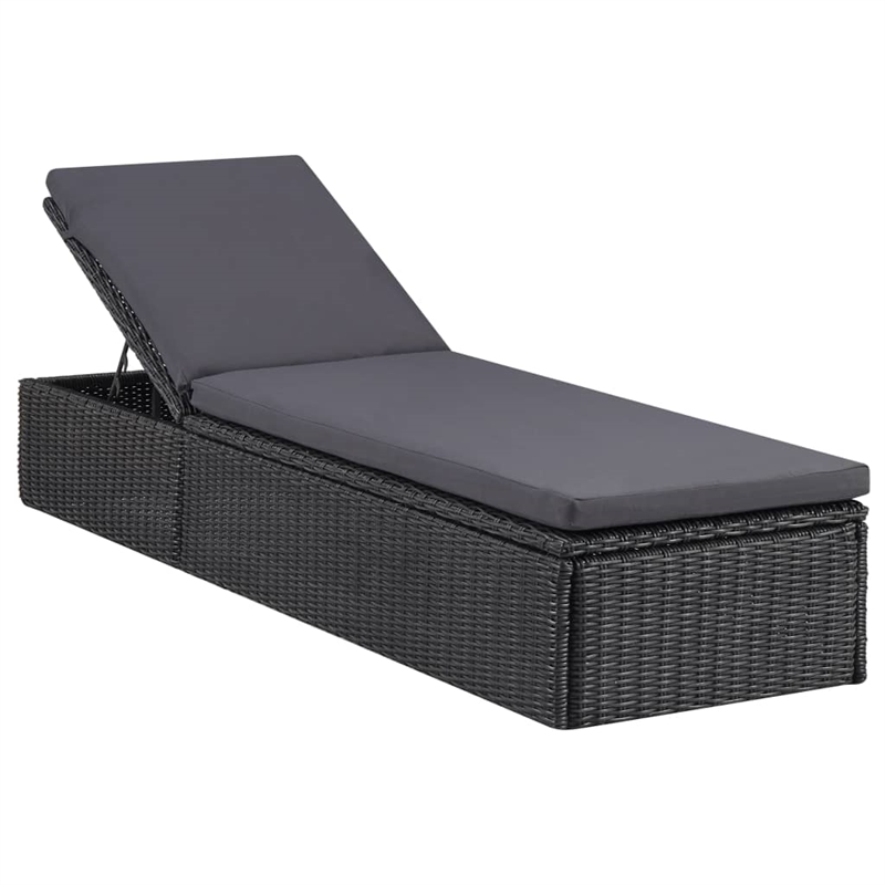 Afuera Living Dining Set in Black PE Rattan/Acacia Wood/Powder-Coated Steel