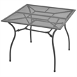 Afuera Living Steel With E-Coated & Powder-Coated Dining Set in Anthracite/Gray