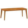 Afuera Living Solid Acacia Wood With An Oiled Finish Garden Dining Set in Brown