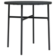 Afuera Living Contemporary 3 Piece Garden Dining Set in Black
