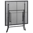 Afuera Living Steel Standard Square Dining Set in Anthracite/Gray
