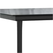 Afuera Living Contemporary PE Rattan Durable Garden Dining Set in Black