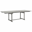 Afuera Living Solid Acacia Wood 7-Piece Foldable Garden Dining Set in Gray