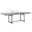 Afuera Living Solid Acacia Wood 7-Piece Foldable Garden Dining Set in Gray