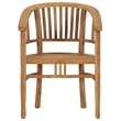 Afuera Living Contemporary Garden Dining Set in Natural Solid Teak Wood