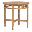 Afuera Living Contemporary Garden Dining Set in Natural Solid Teak Wood