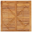 Afuera Living Solid Acacia Wood Medium Durable Garden Dining Set in Brown