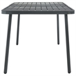 Afuera Living Steel With E-Coated & Powder-Coated Finish Dining Set in Dark Gray