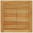 Afuera Living Solid Acacia Wood & PE Rattan Dining Set in Black