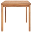 Afuera Living Solid Teak Wood Large Garden Dining Set in Warm Brown
