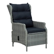 Afuera Living Contemporary Outdoor Dining Set in Light Gray/Black