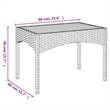 Afuera Living Contemporary 4 Piece Garden Dining Set in Gray