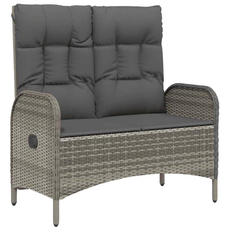 Afuera Living Contemporary 4 Piece Garden Dining Set in Gray