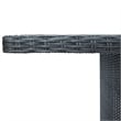 Afuera Living Contemporary 7 Piece Outdoor Dining Set in Dark Gray