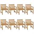Afuera Living Contemporary Garden Dining Set in Warm Teak Wood