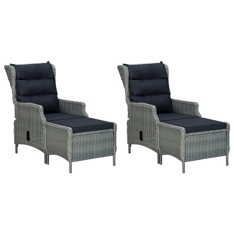 Afuera Living Contemporary Solid Wood Dining Set in Light Gray/Black