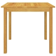 Afuera Living Contemporary Solid Wood Dining Set in Gray/Dark Gray