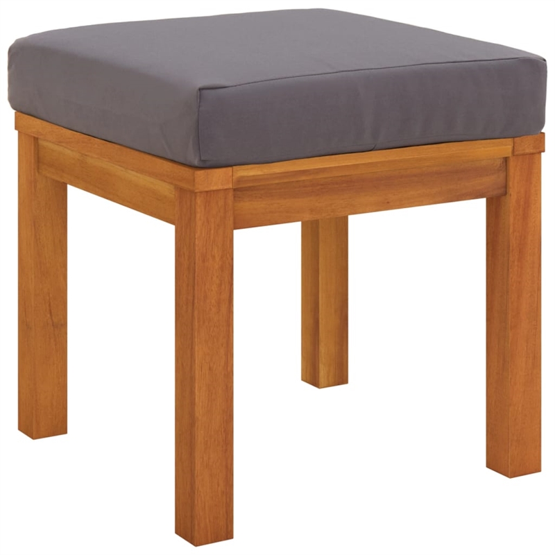 Afuera Living Contemporary Solid Wood Acacia Patio Dining Set in Brown