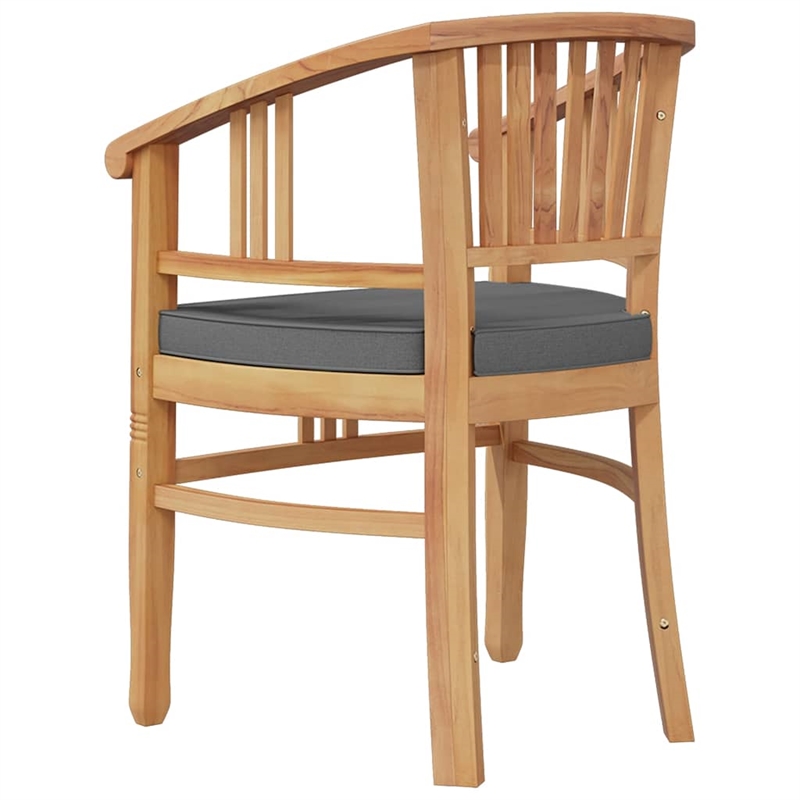 Afuera Living Small Patio Dining Set in Teak Wood - Set of 2